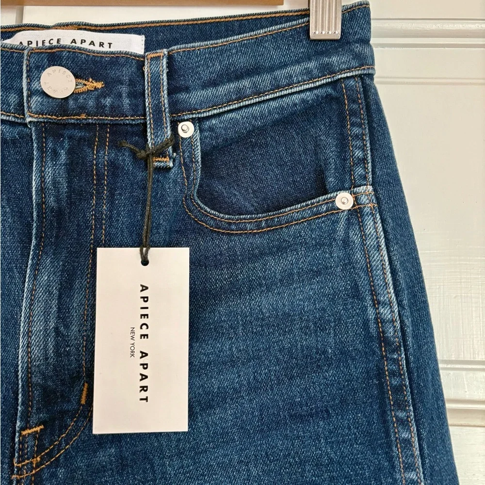 Apiece Apart Merida Jeans in Tulum - Sz 26 - Brand New with Tags - Picture 3 of 12